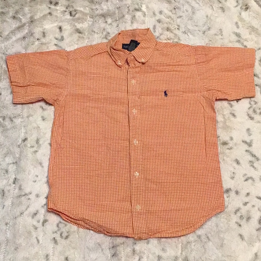 KIDS BUTTON DOWN RALPH LAUREN DRESS SHIRT